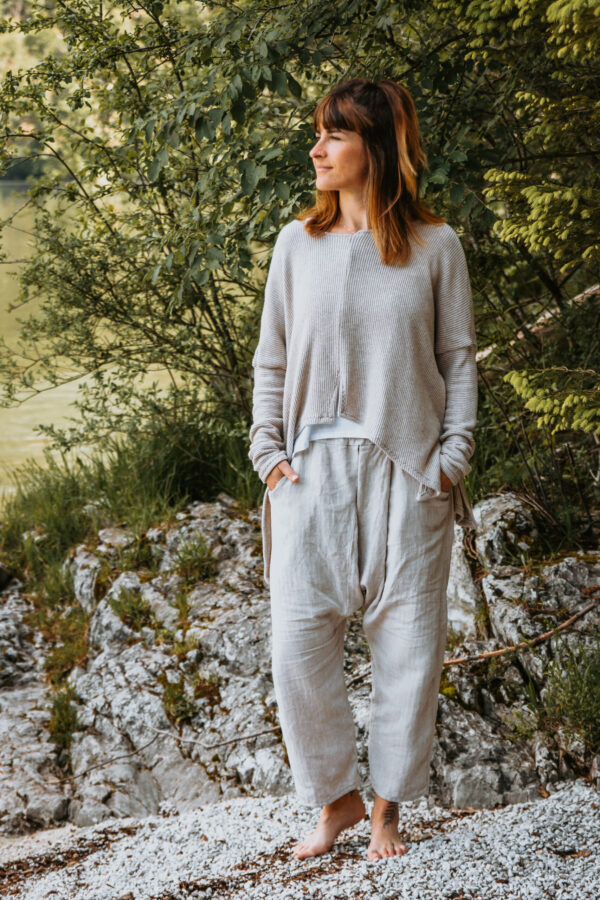 Mira (Beige Knitted Sweater)