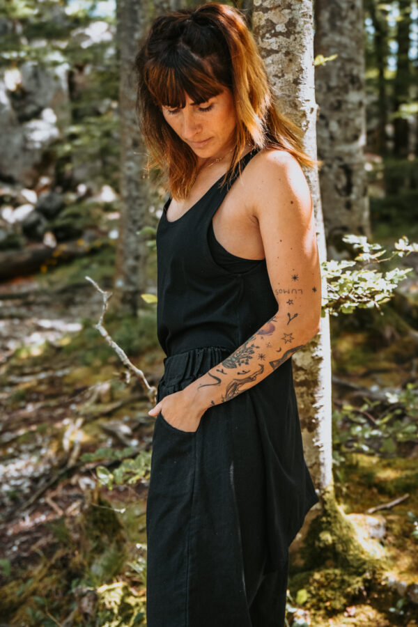 Ratri (Black Asymmetrical Shirt)