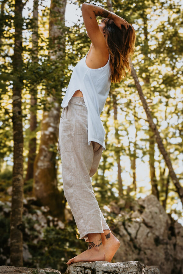 Shanta (White Asymmetrical Shirt) - Image 5
