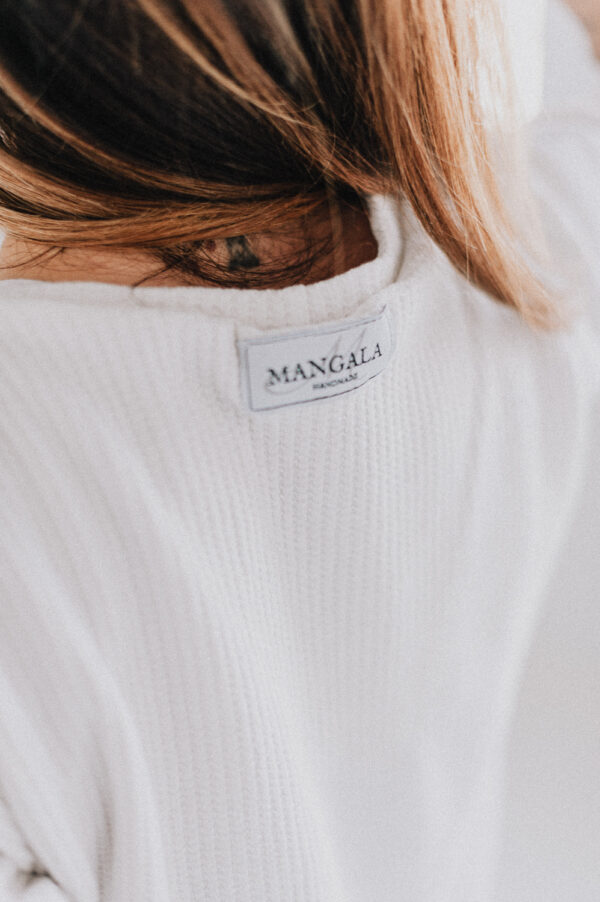 Swan Knit (Crème Waffle Sweater) - Image 4
