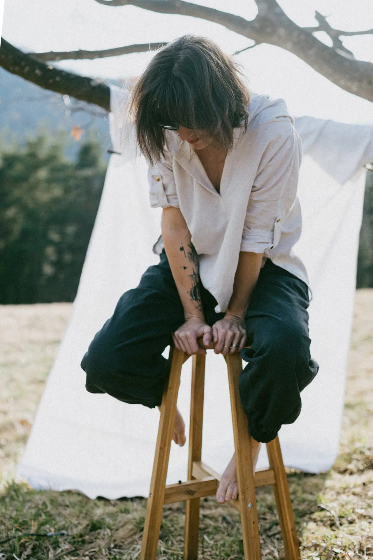 Alocasia Beige Shirt - Image 6