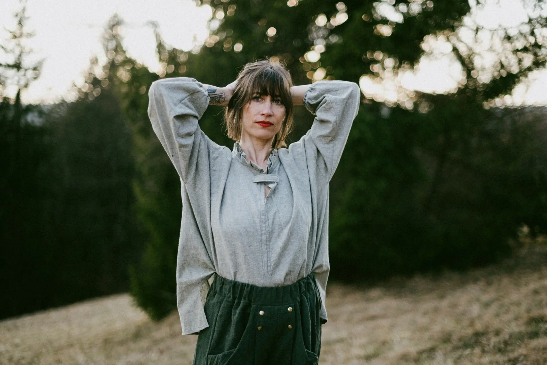 Crassula Grey Shirt - Image 2